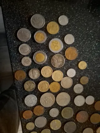 Colección de Monedas Antiguas Variadas