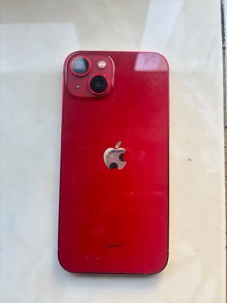 iPhone 13 Rojo muy bien cuidado 91% de bateria