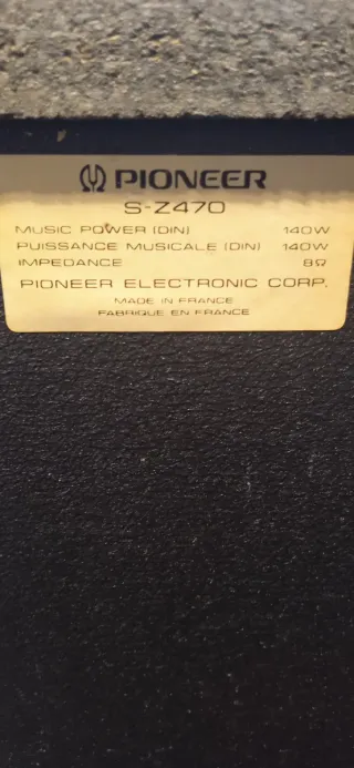 Altavoces Pioneer Negros