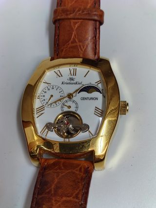 Reloj Kronen & Söhne Automático Marrón/Dorado
