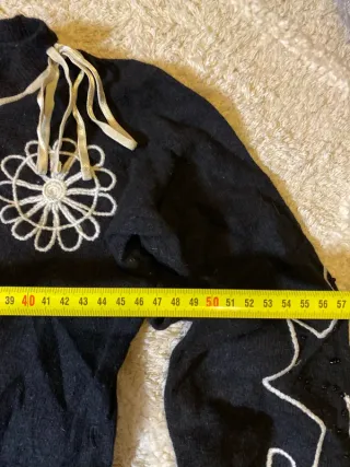 Jersey Desigual Negro Blanco Retro