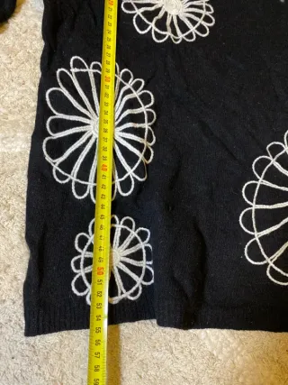 Jersey Desigual Negro Blanco Retro