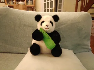 Peluche Oso Panda con Bambú