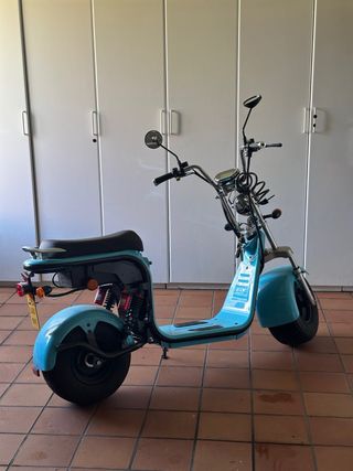 Citycoco Scooter Eléctrica Azul NUEVA