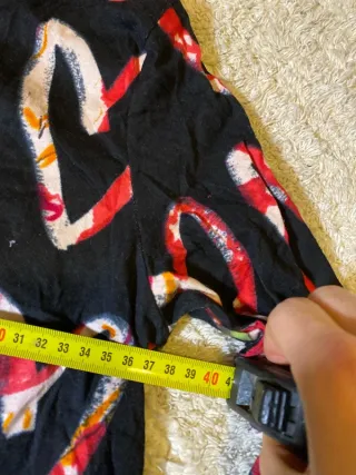 Camiseta Desigual Corazones Negro Rojo