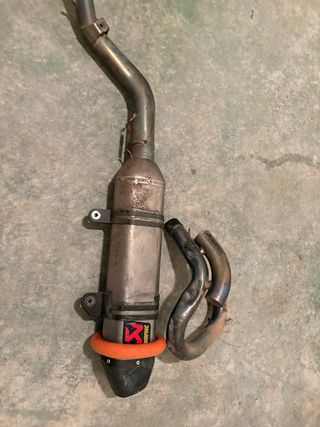 Akrapovic tubo de escape completo ktm Enduro