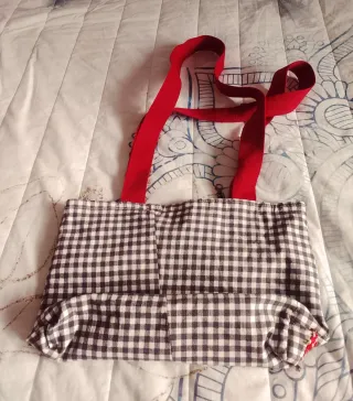 Bolso Vichy hecho a mano
