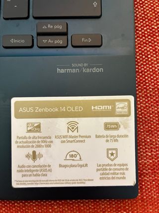 Portátil Asus Zenbook 14 OLED 2.8K