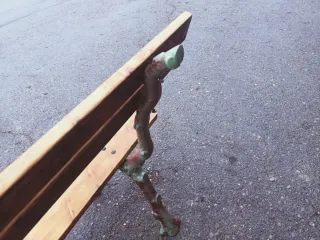 Banco restaurado años 60