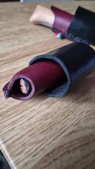 2 Copri coltello Opinel 6 e 8 cuoio artigianale