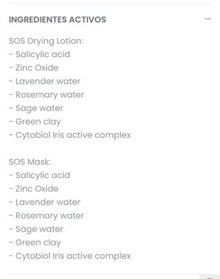 MASQMAI SOS Face Mask y Drying Lotion