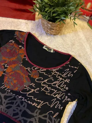 Vestido Ketama Negro Rojo Talla Única