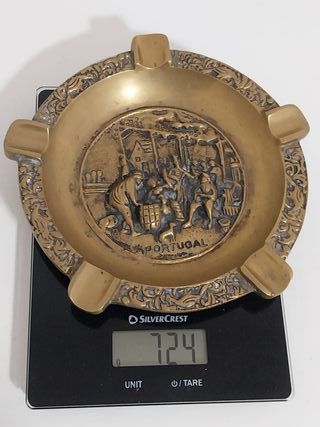 Cenicero Bronce Vintage Portugal