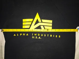 Jersey Alpha Industries Negro Talla S.