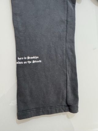 Hoodrich Pantalón Chandal Ancho Gris