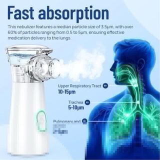 NUEVO! Nebulizador Portátil Recargable