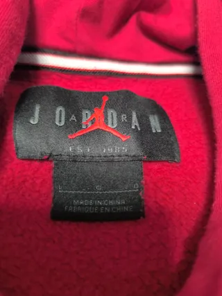Sudadera Jordan Roja con Logo Jumpman