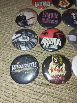 Lote pins musica Heavy Rock