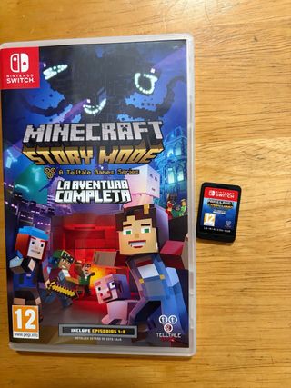 Minecraft Story Mode Nintendo Switch Completa