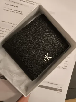 Portafoglio uomo Calvin Klein nero