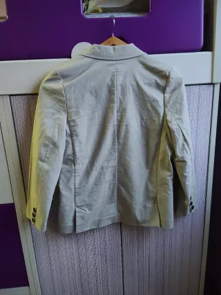 Americana niño beige