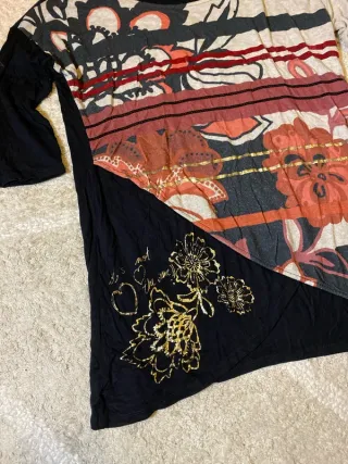 Camiseta Desigual manga 3/4 floral M