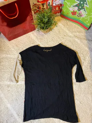 Camiseta Desigual manga 3/4 floral M