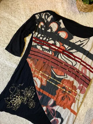 Camiseta Desigual manga 3/4 floral M