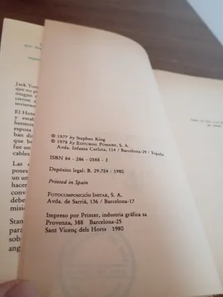 El Resplandor(primera edición)