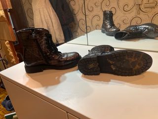 Botas charol niña T35