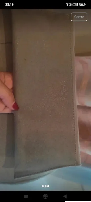 Bolso de fiesta gris plata