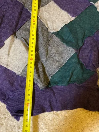 Jersey Desigual Patchwork Morado