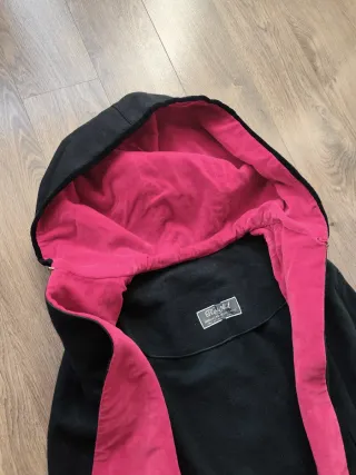 Capa vintage de paño y terciopelo