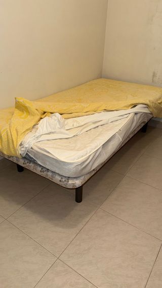 Colchón y somier individual