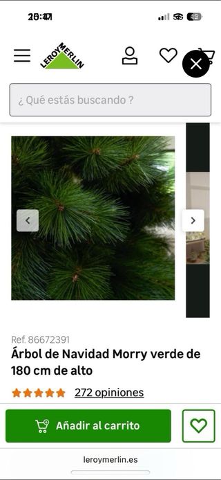 Árbol de Navidad Morry 180 cm