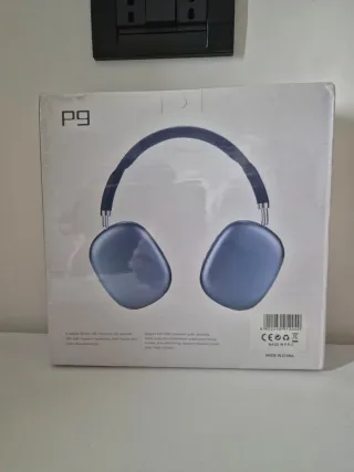 Cuffie P9 wireless celesti