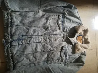 Cazadora vaquera forrada