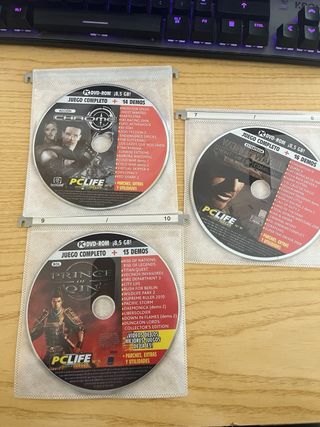 Pack 6 Juegos PC DVD-ROM PCLIFE