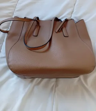 Bolso Parfois Beige/Marrón