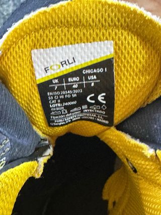 Zapatos de seguridad FORLI talla 40