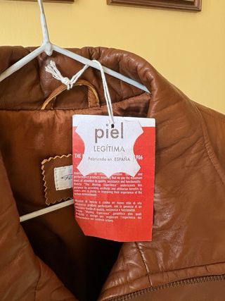 Chaqueta Piel Auténtica Marrón Peter Hahn