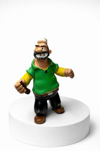 Pack 2 Figuras Popeye y Brutus Retro Vintage