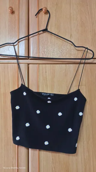 Lote 6 Tops Bershka Talla S