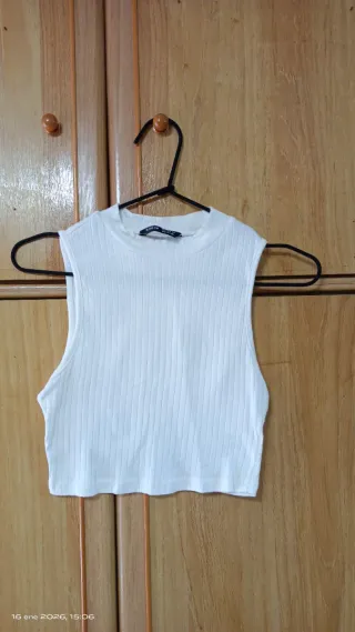 Lote 6 Tops Bershka Talla S