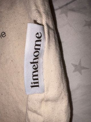 Bolsa de tela Limehome beige