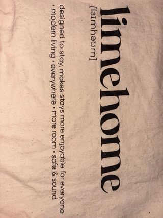 Bolsa de tela Limehome beige