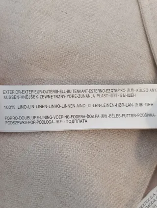 Americana Zara Lino Beige Talla M