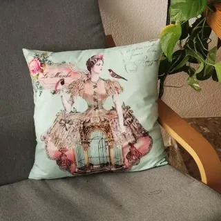 Cojín 45x45 cm con relleno incluido