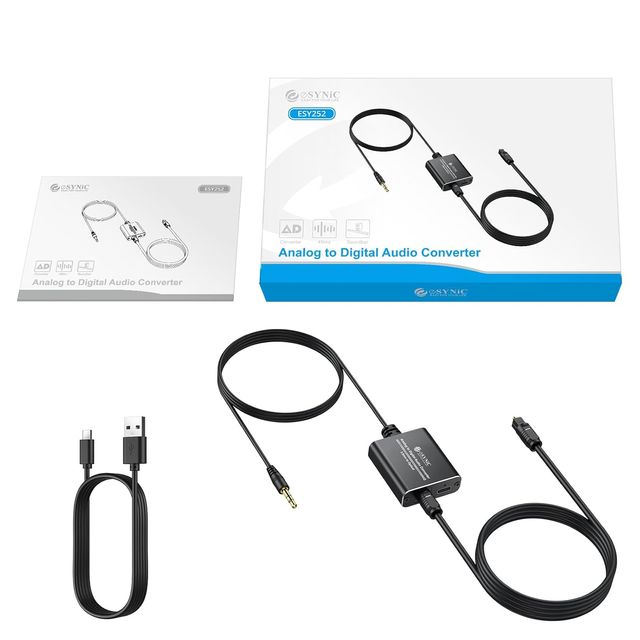 Convertidor Audio 3.5mm a Digital Óptico