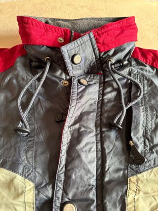 Abrigo Vintage John Smith Gris y Rojo